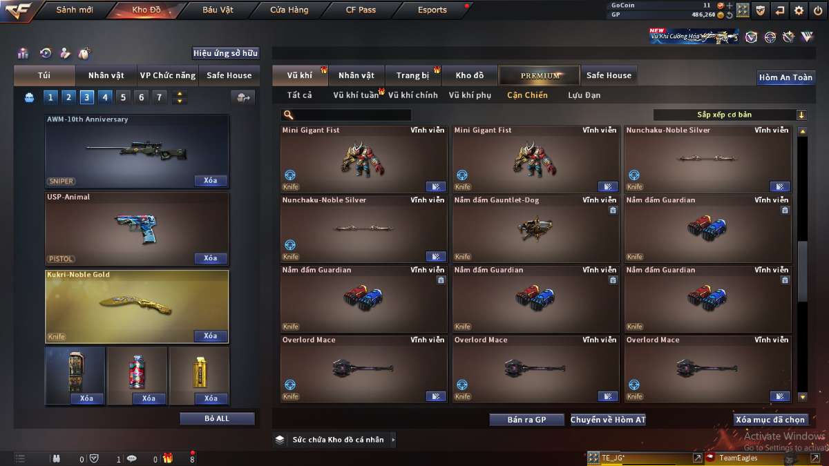 shop acc cf uy tin gia re